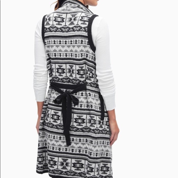 Cashmere Blend Cozy Chic Boho Vest - Picture 5 of 6